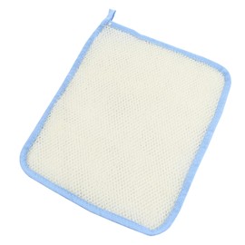 Baluue 5pcs Nylon Exfoliating Shower Cloths Softening Scrub Towels for Body Face Washing Quick Dry Machine Washable Towels for Daily Use