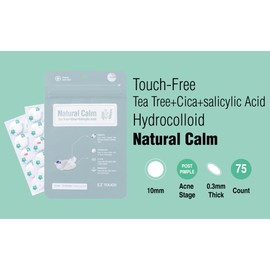 [イージータッチ] パッチ ナチュラルカーム 10mm 75枚セット スポットパッチ EZT02-NRC_75