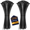 ATETEO Black Cable Ties, 200mm x 3.6mm, Pack of 200,