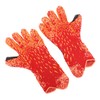 2pcs Soccer Gloves Nylon Polyurethane Fiber Latex Breathable Strong Grip