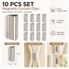 10pcs Magnetic Curtain Clips, Curtain Tie Backs for Home Decor