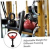 BIUDECO Adjustable Kettlebell Handle Kit Versatile Weight Converter for Home