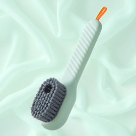 Pump Soap Dispensing Multi-purpose Durable Cleaning Brush for Kitchen & Bathroom Green 7ea