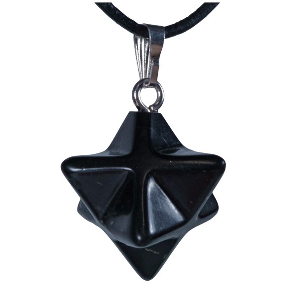 Lebensquelle Plus Merkaba Pendant | Shungite, Semi Precious Stone, Shungite