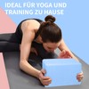 Light Blue Yoga Blocks, Yoga Blocks, 2 Pack, Sturdy Yoga