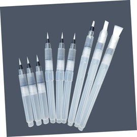 Operitacx 9pcs Calligraphy Brush Ink Pen Watercolour Pens Water Soluble Pencils Painting Art Supplies Water Soluble Pigment Pen Pigment Paint Pen Painting Brush Student Marker Profession