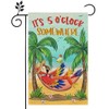 It's 5 o'clock Somewhere Beach Summer Welcome Parrot Birds Double-sided