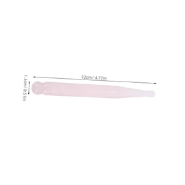 FOMIYES Rose Quartz Acupressure Massage Pen Gua Scraping Massage Tools Jade Beauty Tool For Face Neck -
