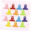 Operitacx 60 Pcs Paper Binder Clips Bill Binder Mini Binders