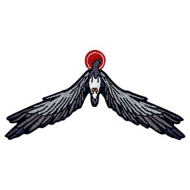 ZEGINs Goshawk Patch Embroidered Applique Badge Iron On Sew On Emblem