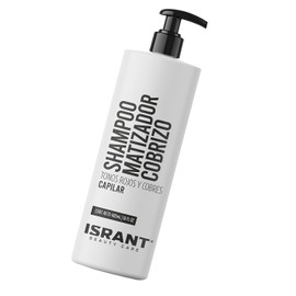 Shampoo Matizador Cobrizo para Cabello Rubios y Rojizos | Intensifica Color Cobrizo - Elimina Tonos Naranjas | Completa Neceser de Viaje - Baño Accesorios | Cuidado del Cabello Teñido 480ml