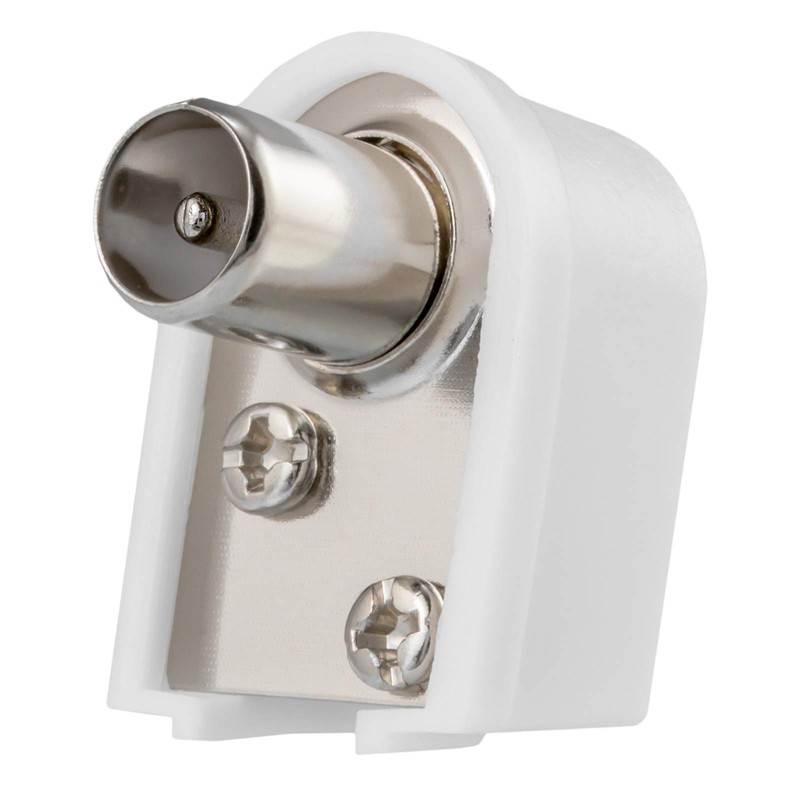 HB-DIGITAL 1 x Angle IEC Plug with Screw Connection Detachable