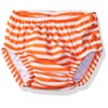 KIKO & MAX Boys' Absorbant Reusable Swim Diaper, Monkey (Orange),
