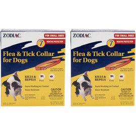 Zodiac (2 Pack) Flea and Tick Collar for Small Dogs, 15"