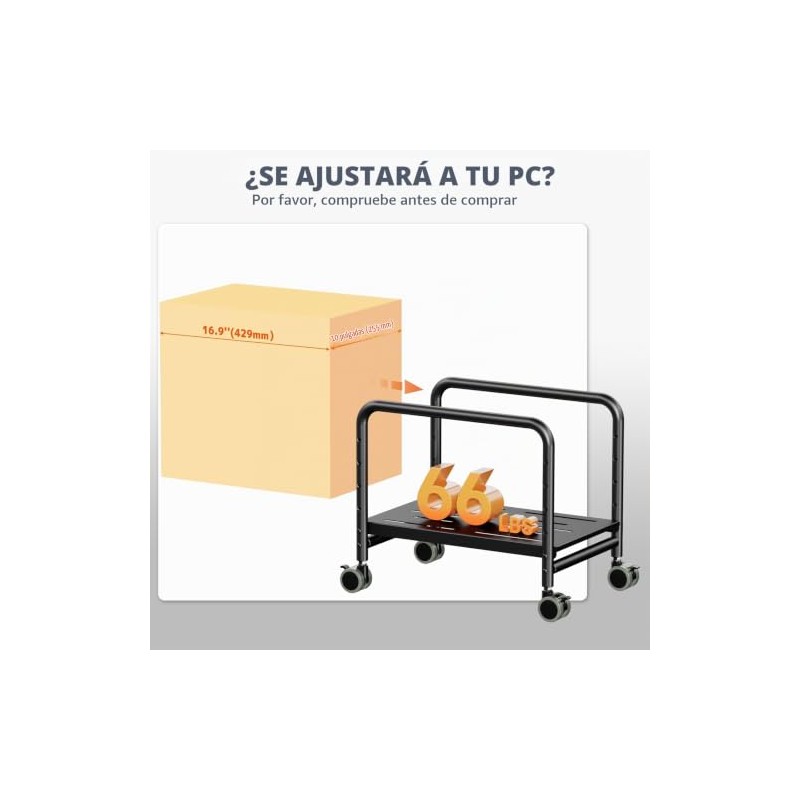 PUTORSEN Soporte para Torre de PC, para la mayoría de