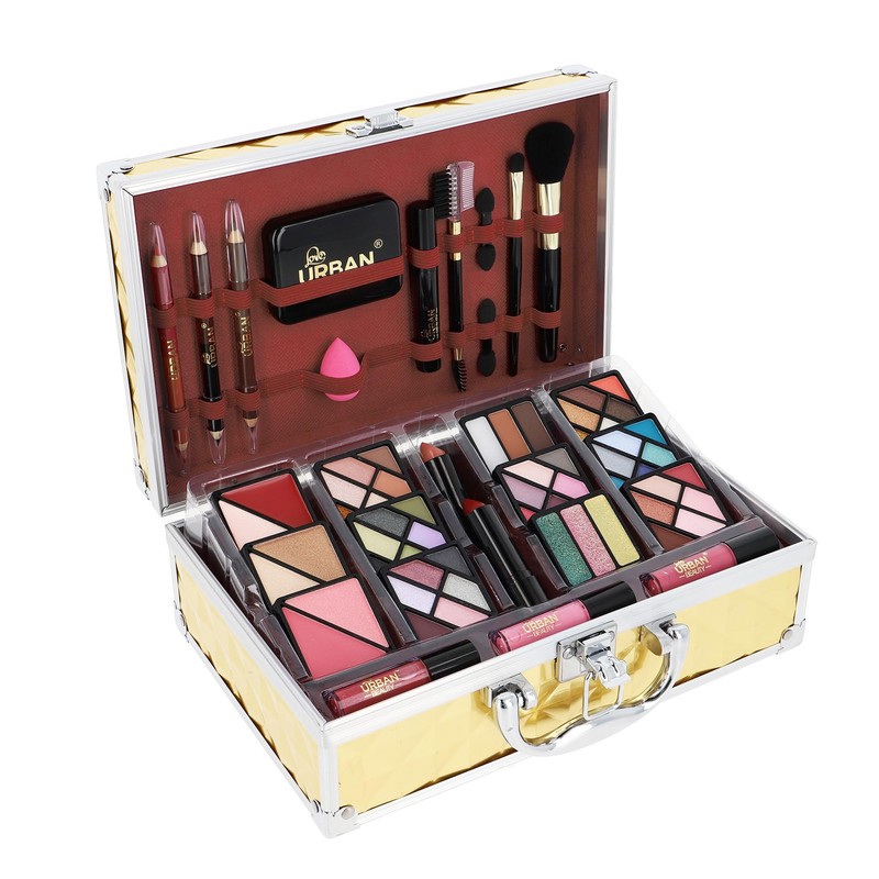 Vegan Makeup Vanity Case Love Urban Beauty Luxe Gold Touch
