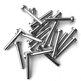 JY-MARINE 20Pack Stemball Swage Dead End Invisible Cable Railing Kit Terminal Decking Railings for Wood Stair Deck 316 Stainless Steel, 2-5/16" Long Cable Railing kit (1/8", stemball Swage)