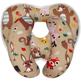 XIGGA U-Shaped Banana-Shaped Two-in-One Pillow for Infant Travel Car Seat, Used to Support and Protect Your Baby Sleeping Strollers Pillows