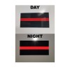 Decals by Haley Reflective Thin Red Line Sticker Decal Firefighter