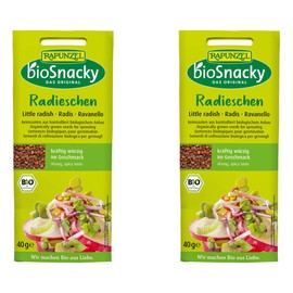 Rapunzel BioSnacky Radish (2 x 40 g)