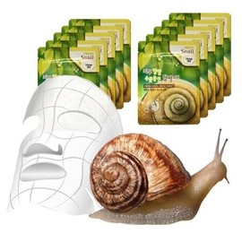 3W Snail high-adhesion cold and hot mask sheets 10 sheets for travel tanning Dodo Cosmetics 3W3WCLINIC Xi Cosmetics Mask Sheets / 3W 달팽이 고밀착 냉온 마스크시트 10매 여행 태닝용 도도화장품3W3WCLINIC자이화장품마스크시트