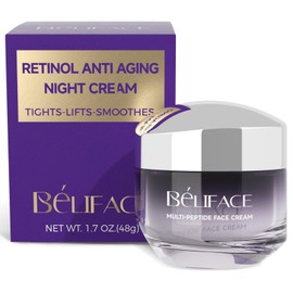 Face Moisturizer For Women, Gentle Retinol Cream With Peptide For Anti-Aging，Hydrating Facial Moisturizer With Hyaluronic Acid, Niacinamide & Ceramides, Night Repair For All Skin Types, 1.7 OZ