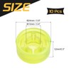 sourcing map 10 Pcs Footswitch Toppers Guitar Pedal Button Caps