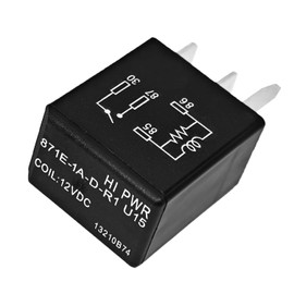 Micro ISO Automotive Relay 871E-1A-D-R1 U15 12VDC 4 Pin for Cars, Trucks, and Motorcycles