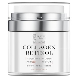 Crema Antiedad Avanzada - Colágeno, Retinol, Ácido Hialurónico Y Vitamina C - Hidratante Para Rostro, Cuello Y Escote - Reafirma, Hidrata Y Reduce... 