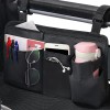 Ctwwfs Upgrade Wheelchair Side Bag with Cup Holder, Armrest Accessories