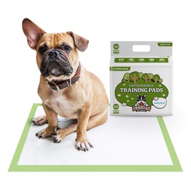 Pogi's Dog Training Pads with Adhesive Sticky Tabs (40-Count) (24x24in) - Large Puppy Pads, Earth-Friendly Dog Pads, Plant-Based Puppy Pee Pads for Dogs - Puppy Supplies for Small to Large Sized Dogs