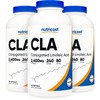 Nutricost CLA (Conjugated Linoleic Acid) 2,400mg, 240 Softgels - Gluten