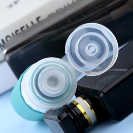 Mrsdry Travel Bottles for Toiletries, Tsa Approved 2oz Travel size Bottles, BPA Free Leak Proof Travel Toiletry Containers, Refillable Travel Accessories with Toiletry Bag for Shampoo Liquid (4 Pack)