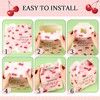 Marspark 24 Pcs Cherry Treat Boxes Pink Favor Bags with