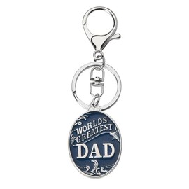 Dad Keychain Gifts from Daughter Son Father Day Gifts for Dad Daddy Gifts from Kids Thank You Gifts for Dad Birthday Gifts for Dads Father in Law Papa - Worlds Greatest Dad Keychains