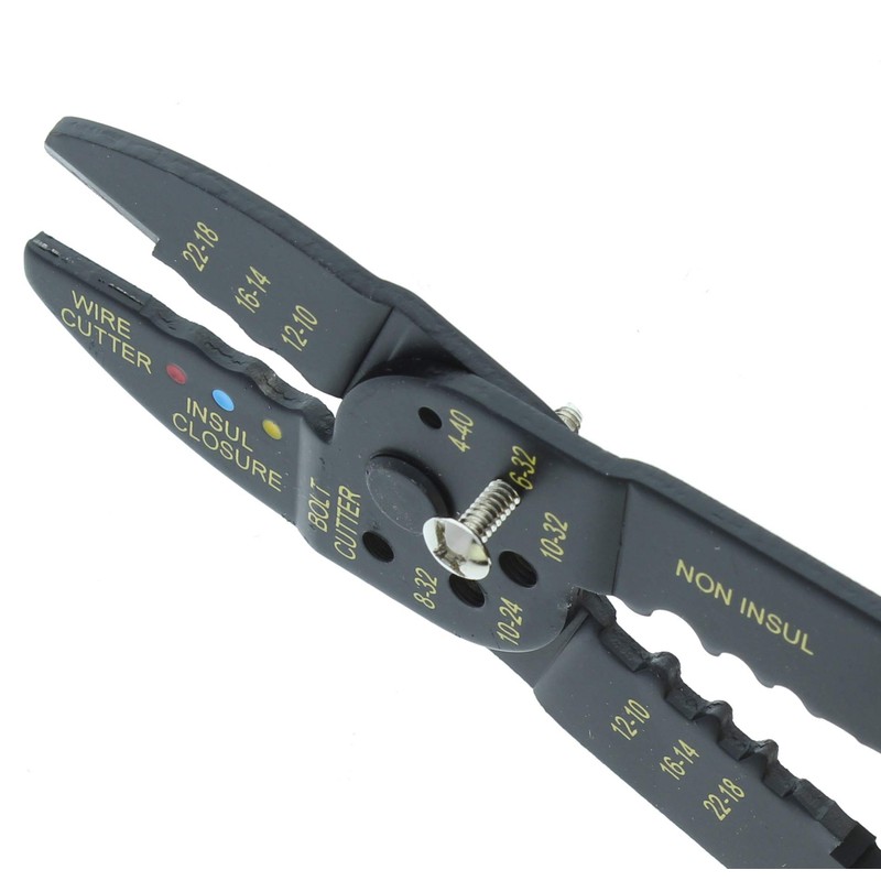 IDEAL Electrical 45-778 Multi-Crimp Strip Tool - High Leverage Pivot