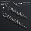Soft Lure Bait Spring Twist Lock 150pcs Fishing Crank Hook