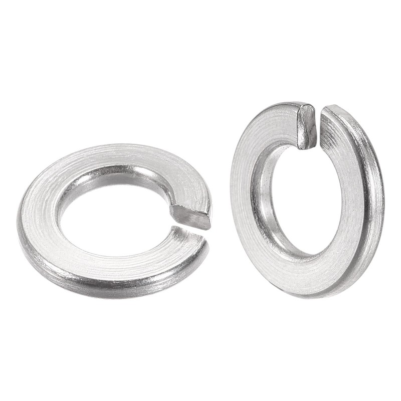 sourcing map Split Lock Washer, 5/16-Inch 304 Stainless Steel Spring