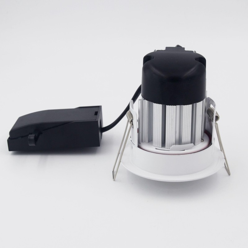 Leyton Lighting ELANXT-4K-CH ElanX Tilt Dimmable 8w LED Downlight, IP20,