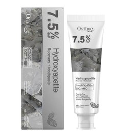 Hydroxyapatite Toothpaste 7.5,Hydroxyapatite Toothpaste UK for Enamel Protection,7.5 Hydroxyapatite Toothpaste Fluoride-Free Formula,Gentle Mint,for Sensitive Teeth