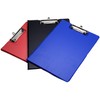 Morgan A4 Blue Foldover Clipboard Solid Hardback PVC Cover With