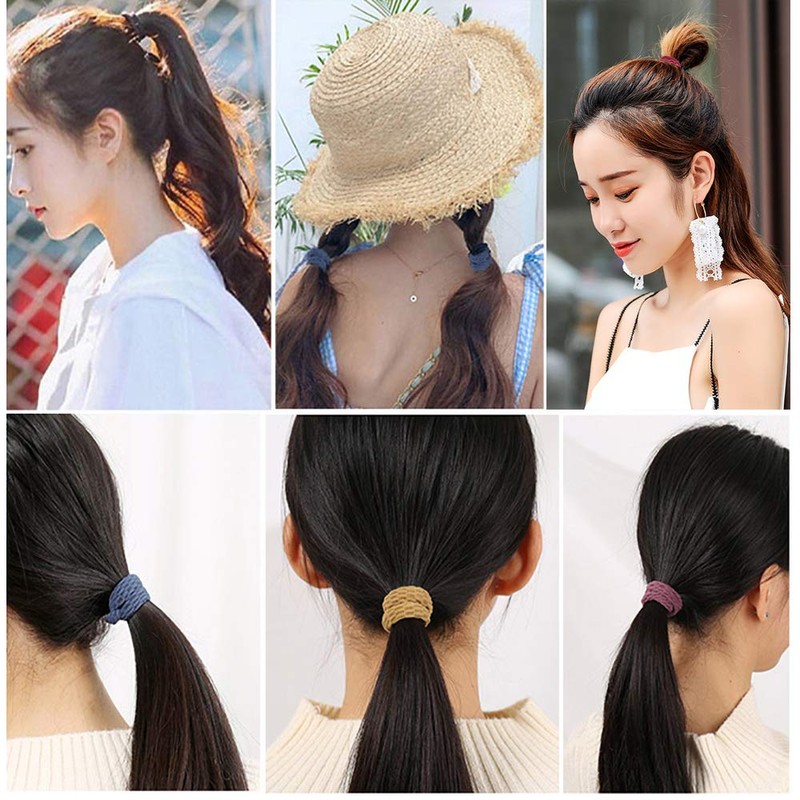 Hair Elastics, Ponytail Hair Band, Ring Elastic, High Elasticity, Large