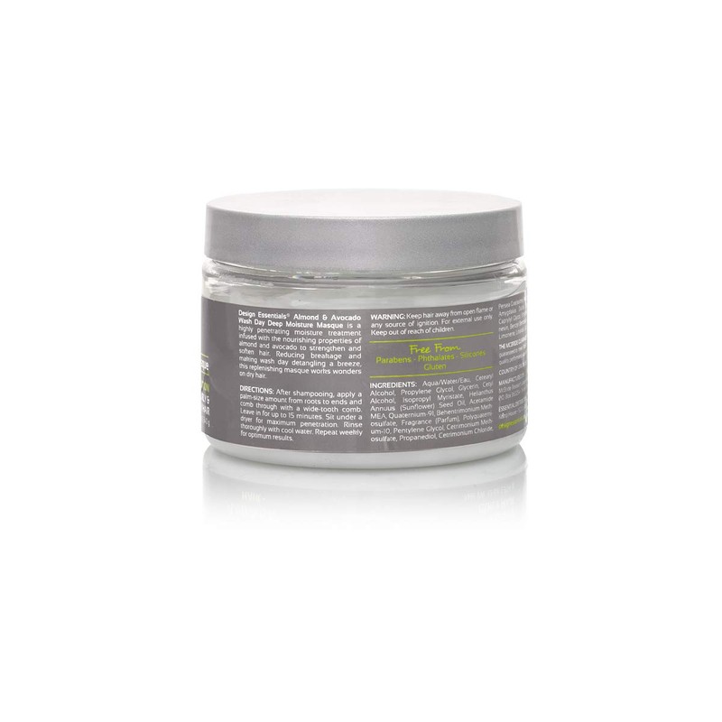 Design Essentials Almond & Avocado Wash Day Deep Moisture Masque,