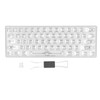 Mechanical Keyboard Bluetooth 2.4G Wireless Wired Hot Swappable White Switch
