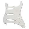 Golden Age Strat Pickguard for 3 Single-Coil Pickups, Relic White