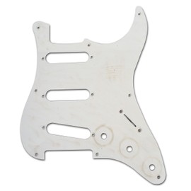 Golden Age Strat Pickguard for 3 Single-Coil Pickups, Relic White