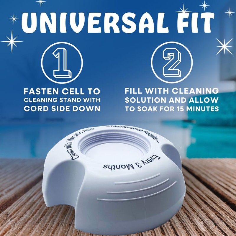 Poolzilla Cleaning Stand for Salt Cell Cleaning - Compatible with