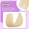 Blonde Hair Extensions #60 Tape in Hair Extensions Human Hair