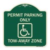 SignMission Designer Series Sign - Georgia ADA Handicapped Parking Sign