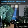 Solar Handheld Flashlight Rechargeable Multi Function High Bright 17000 Lumen